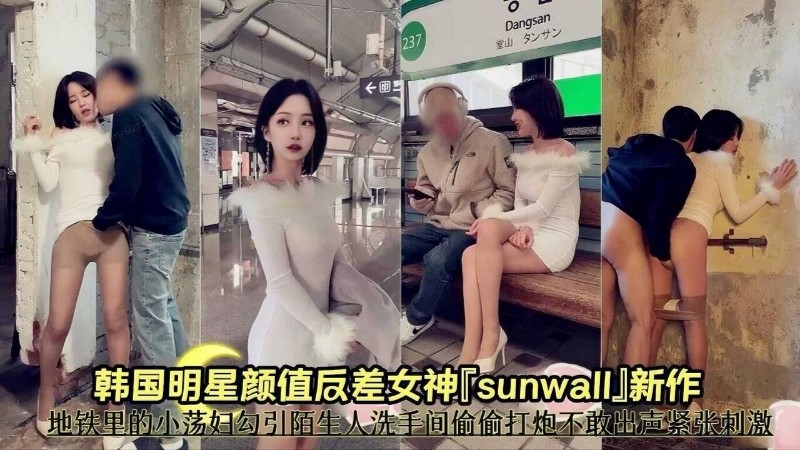 反差母狗Dangsan韩国明星颜值辰差女神sunwaIJ新作地铁里的小荡妇勾引陌生